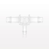 T Reducer Connector, Barbed, Natural - 61445 - Qosina Corp.