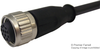 Sensor Cord, 12P, M12 Rcpt-Free End, 1M; Connector To Connector Harting - 53Y3549 - Newark, An Avnet Company