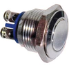 SWITCH, STAINLESS STEEL, PUSH BUTTON, LOW PROFILE, S.P. PUSH TO MAKE - 70099298 - Allied Electronics, Inc.
