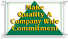 Brady B-450 Vinyl Rectangle White Productivity & Quality Sign - 5 ft Width x 3 ft Height - TEXT: MAKE QUALITY A COMPANY WIDE COMMITMENT - 56972 - 754476-56972 - R. S. Hughes Company, Inc.