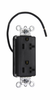PlugTail Split Circuit Receptacle -- PT26362SCBK - Image