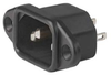 Iec Power Connector, C14 Inlet, 10A; Iec Connector Type Schurter - 23M2062 - Newark, An Avnet Company