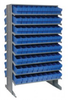 Bins & Systems - Super Tuff Euro Drawers (QED Series) - Sloped Shelving Systems - Double Sided Pick Racks - QPRD-501 - Image