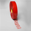 3M Scotch 3199 Clear / Red Printed Box Sealing Tape - Pattern/Text = CHECK SEAL BEFORE ACCEPTING - 48 mm Width x 100 m Length - 2 mil Thick - 58528 -- 048011-58528 - Image