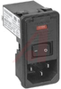 Power Entry Module; No Filter; 250 VAC (Max.); 50/60 Hz; DPST; Snap-In - 70185729 - Allied Electronics, Inc.