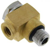1/4-20 or 1/4-28 Male Thread to 10-32 Female Thread Tall Elbow Adapter -- MLS-1420-10-TALL - Image