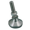Metal Swivel Base Stud Mount Leveling Foot -- HVTLE-0SS - Image