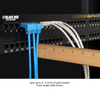 10FT Red CAT6 250MHz Angle Patch Cable UTP CM Down-Straight - EVNSL236-0010-90DS - Black Box