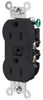 Conn, Mains Rcpt, 15A, 125V, Black; Connector Type Hubbell Wiring Devices - 34B9885 - Newark, An Avnet Company