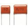 Cap Film 0.1uF 400V PET 10% (12 X 6.3 X 17mm) Radial 10mm 105C Bulk -- 590-ECQ-E4104KFW - Image
