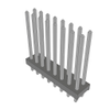 Headers, Male Pins - 612-MTMM-108-12-T-D-470-ND - DigiKey