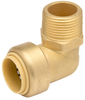 Z-Bite™ Push x Male Thread Elbow -- QQZBEA__TG - Image