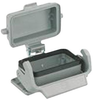 Panel Housing, 16B, Metal; Heavy Duty Connector Type Harting - 93B4247 - Newark, An Avnet Company