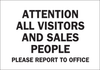 Brady B-401 High Impact Polystyrene Rectangle White Restricted Area / No Trespassing Sign - 14 in Width x 10 in Height - 25845 - 754476-25845 - R. S. Hughes Company, Inc.