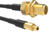 Rf Cable, Sma Bhd Jack-Mmcx Plug, 24; Connector To Connector Amphenol Rf - 81AH6695 - Newark, An Avnet Company