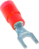 Terminal, Spade/fork, #8, Crimp, Red; Product Range Abb Thomas & Betts - 77H3182 - Newark, An Avnet Company