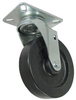 Swivel Caster - Black Polyolefin Wheel - Model K3 - K3PB3x1-1/4-S3 - Caster City, Inc.