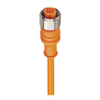 M12 F&B (PVC) Sensor/Actuator Single-Ended Cordset: Female, - PRKT 4-07 - Belden Inc.