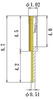Small Size Socket Pin - NZ0016-GG-DB - JC Cherry, Inc.