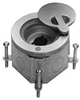 Floor Box-Brass, Punched for One C3F or C3M Connector - MO-1 - Visual Sound, Inc.