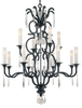 N6703-254 Large Chandeliers-Glass Shade - 692267 - Capital Lighting, Inc.