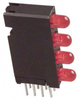 Indicator, Led Pcb, 4Led, 3Mm, Red, 2.2V; Led Color Dialight - 30K4003 - Newark, An Avnet Company