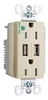 Duplex/Single Receptacle -- TR-8200HUSBI - Image