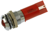 Panel Mount Indicator, Led, 14Mm, Red, 2V; Led Color Apem - 15R9914 - Newark, An Avnet Company