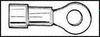 Terminal, Ring Tongue, 1/4In, Crimp, Red; Stud Size - Metric Hoffman Products - 44F057 - Newark, An Avnet Company