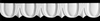 Plaster Ornament, Egg & Dart - 801-01B - Deco Craft USA