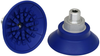 Flat suction cup (round) for very dynamic handling of smooth and oily workpieces SAF 60 NBR-60 M14x1.5-AG - 10.01.01.10739 - Schmalz Inc.