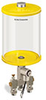 Yellow Color Key, Clear View Multiple Feed Electro Lubricator, 1/2 gal Acrylic Reservoir, 2 Feeds, 1/8
