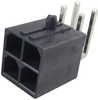 Connector, Header, 4Pos, 2Row, 5.7Mm; Connector Systems Molex - 66Y6626 - Newark, An Avnet Company