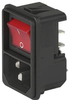 Iec C14 Inlet, 10A, 250Vac, Qc, Panel; Connector Type Schurter - 24B049 - Newark, An Avnet Company
