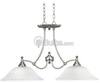 Two-Light Linear Chandelier Fixture - P4113-81 - bulbs.com