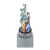 RS-232/422 Low Cap, #24-5pr, FPO, O/A Foil+Braid, PVC Jkt, CM, 100Ω -- 8105 - Image
