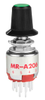 Half-Inch Diameter Process Sealed Rotaries - MRA206-BF - NKK Switches