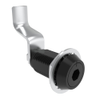 VISE ACTION® Compression Latch, Large Size, 8 mm Hex Recess, Aluminum Alloy, Hard Anodized, Black, 58 mm  Grip - E3-106-1959 - Southco