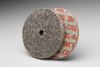 3M Scotch-Brite XL-UW Unitized Aluminum Oxide Medium Deburring Wheel - Coarse Grade - Arbor Attachment - 3 in Diameter - 3/8 in Center Hole - Thickness 1/8 in - 92826 - 048011-92826 - R. S. Hughes Company, Inc.