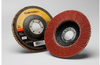 3M Cubitron II 969F Type 27 Ceramic Flap Disc - 4 1/2 in Diameter - 7/8 in Center Hole - 64376 - 076308-64376 - R. S. Hughes Company, Inc.