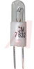 Lamp; Incandescent; T-1 1/4 Bi-Pin, 28 V; 0.04 A; 0.32 MSCP, 1000 hrs - 70152618 - Allied Electronics, Inc.