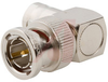 Connector; RF; Adapter; Rt. Angle; BNC Jack-BNC Plug; 75 Ohm; Nickel/Gold - 70142397 - Allied Electronics, Inc.