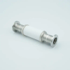 Ceramic Break, 30KV Isolation, 0.63″ Inner Dia, 1.18″ QF / KF Flange -- A1744-1-QF - Image