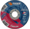 Weiler TIGER Aluminum Oxide Grinding Wheel - 4 1/2 in Diameter - 7/8 in Center Hole - Thickness 1/4 in - 57121 - 012382-57121 - R. S. Hughes Company, Inc.