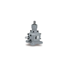 40mm Shaft, Type TF, 1:1 Reduction Ratio, Cast Iron Bevel Gear Box - KCBX-401TF - Stock Drive Products & Sterling Instrument - SDP/SI