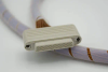 Micro-D Connector, In-Vacuum, 100 Pins, Peek Insulator, Kapton Insulated Wire, 36″ Cable - A9601-100-36 - MPF Products, INC.