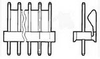 Headers & Wire Housings 06P HDR 30 AU -- 792-641209-6 - Image