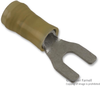 Terminal, Spade/fork, #8, Crimp, Yellow; Product Range Amp Te Connectivity - 96F7983 - Newark, An Avnet Company