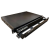 1U 6 Duplex LC-PC (12 Fiber) OM3 Loaded Patch Panel with Splicing Tray – LSZH Partially Loaded - LF13LD12L - Belden Inc.