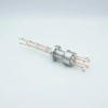 Thermocouple Feedthrough, Type R-S, 3 Pairs, Screw-type Connector, 1.33″ Conflat Flange - A0791-2-CF - MPF Products, INC.